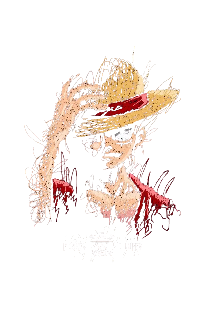 THREESEV Luffy Sketch Tee