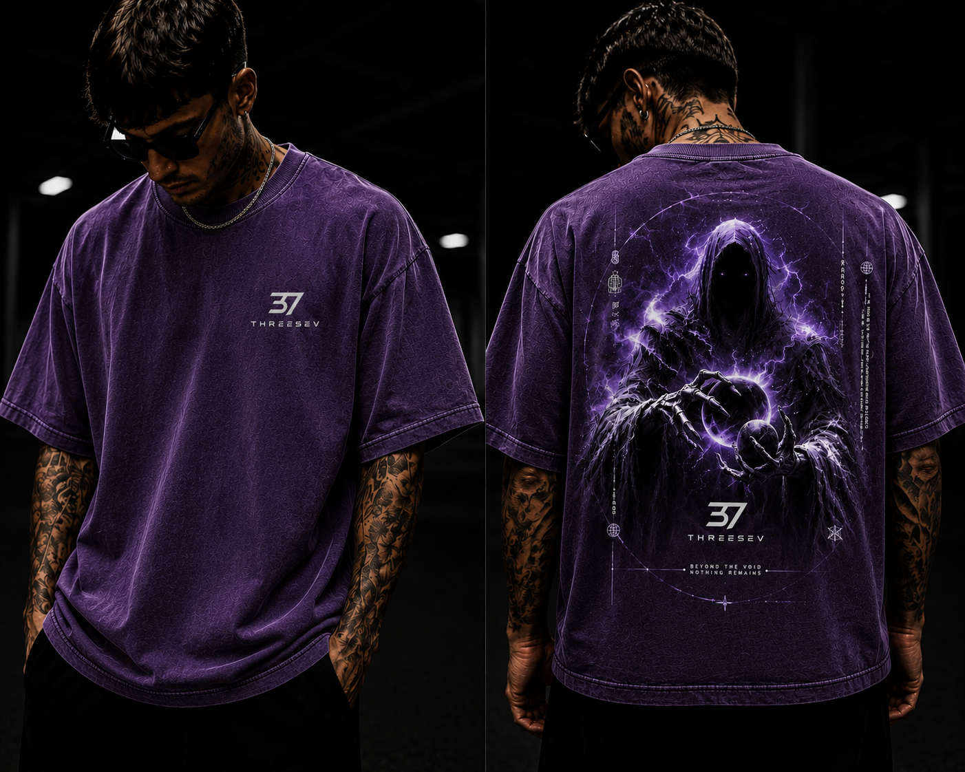 THREESEV Void Summoner Oversized Tee