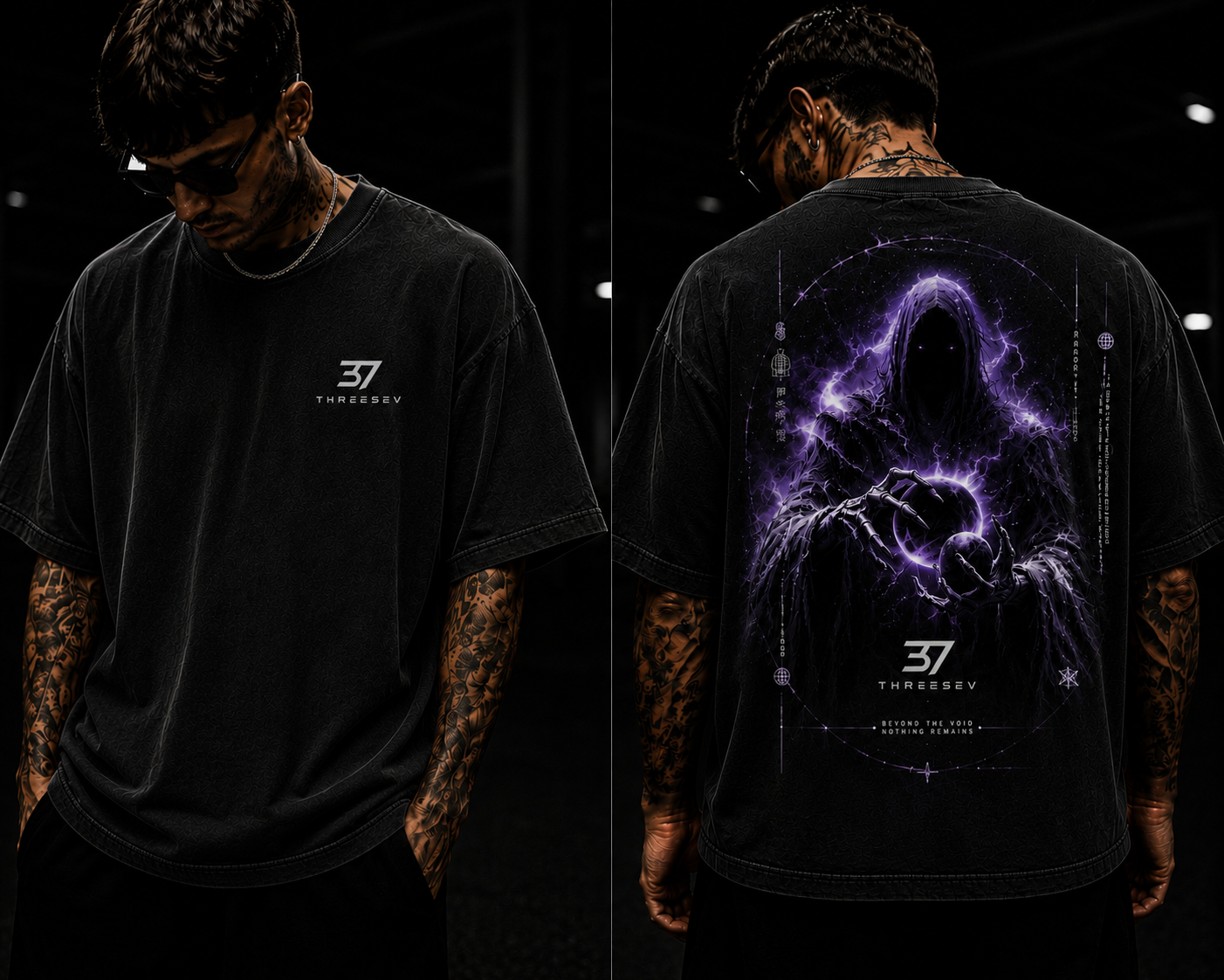 THREESEV Void Summoner Oversized Tee