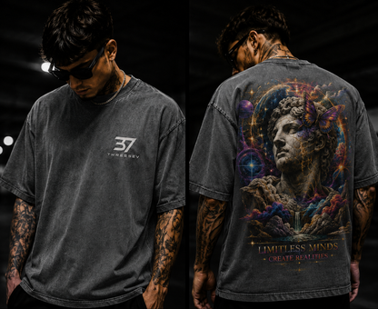 THREESEV Limitless Minds Oversized Tee
