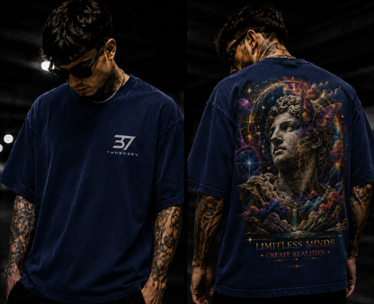 THREESEV Limitless Minds Oversized Tee