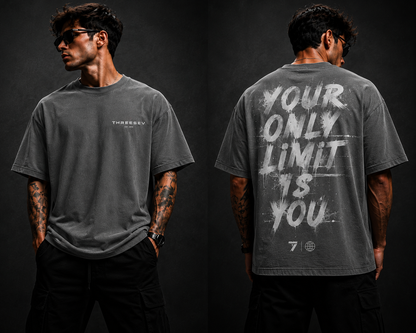 THREESEV No Limits Oversized Tee
