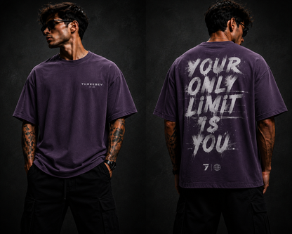 THREESEV No Limits Oversized Tee