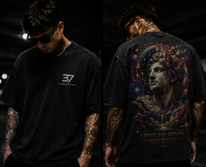 THREESEV Limitless Minds Oversized Tee