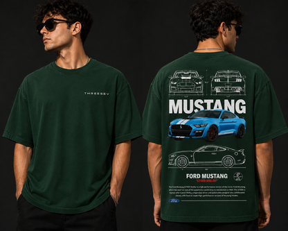 THREESEV GT500 Blueprint Tee