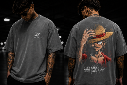 THREESEV Luffy Sketch Tee