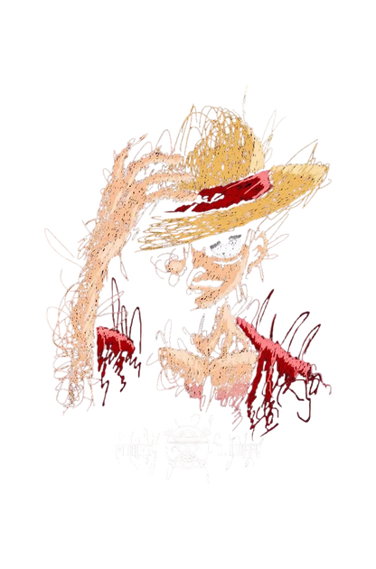 THREESEV Luffy Sketch Tee