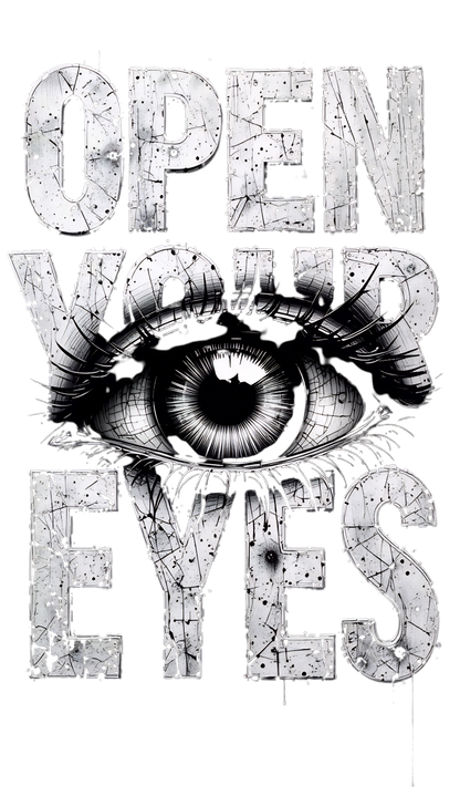 THREESEV Open Your Eyes Oversized Tee